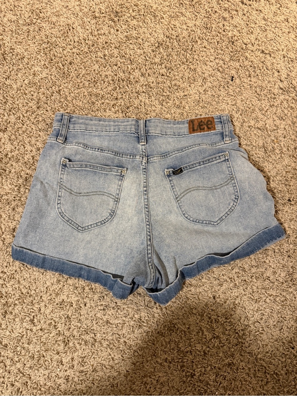 Lee Women's Light Blue Denim Shorts | Size 10